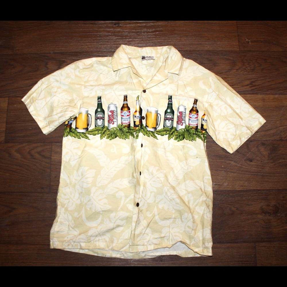 Beer Collection Button Down (BEER LOVERS)